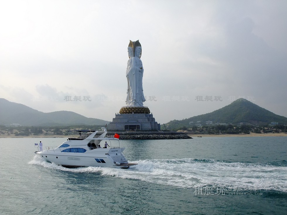 三亞旅游 游艇帆船租賃 三亞港-東/西島-南山海上觀音