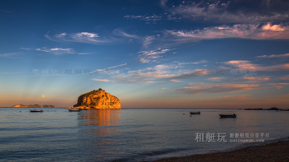 大連星海灣游艇碼頭→棒棰島→大連星海灣游艇碼頭